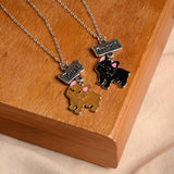 Best Friends French Bulldog Necklace