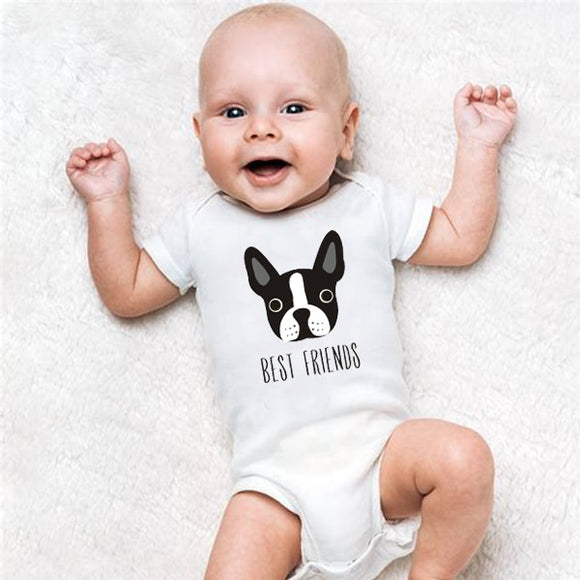 French Bulldog Baby Romper