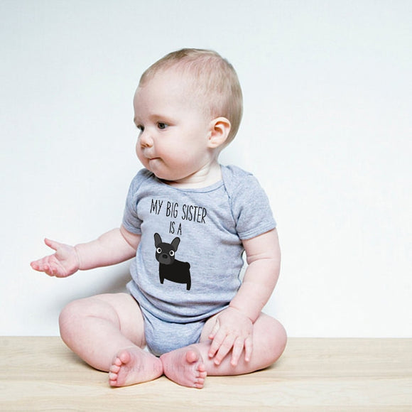 French Bulldog Baby Romper