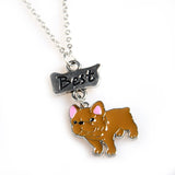 Best Friends French Bulldog Necklace