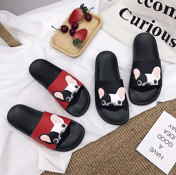 French Bulldog Women's Flip Flops