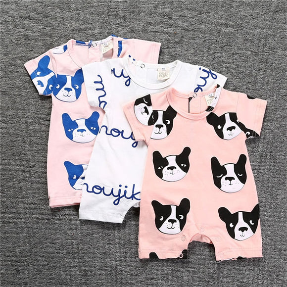 French Bulldog Baby Romper